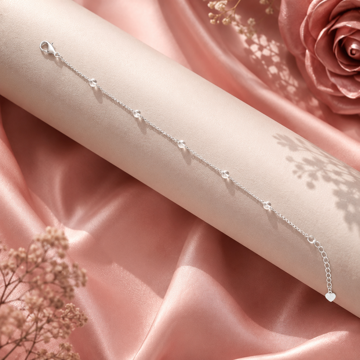 Bracelet Perle Céleste Argenté