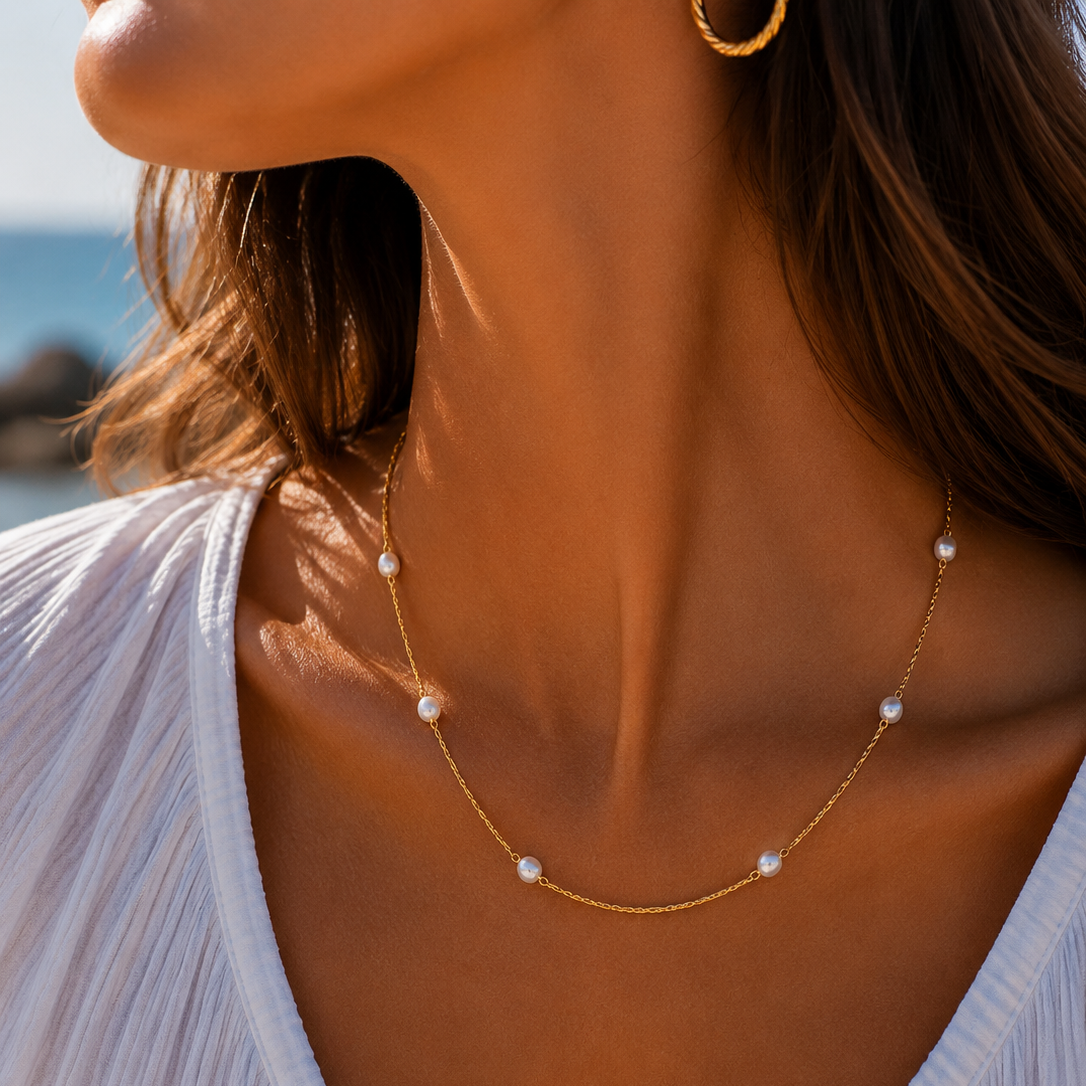 Collier Perles Délicates