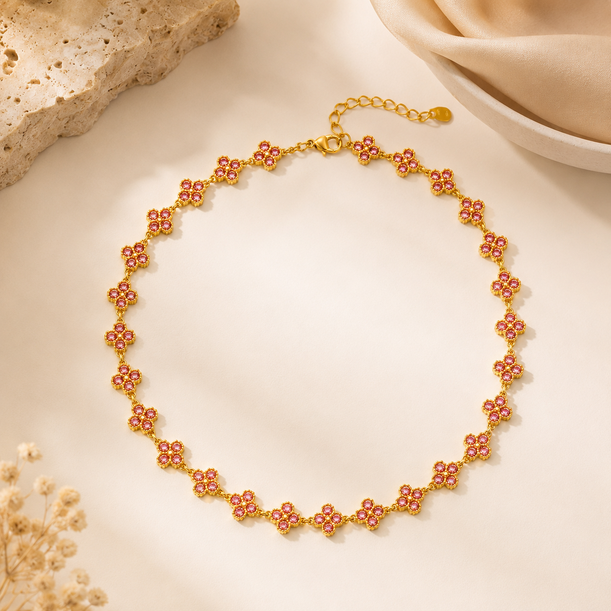 Collier Floréa Rose