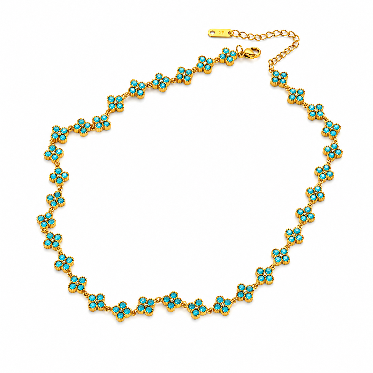 Collier Floréa Bleu ciel