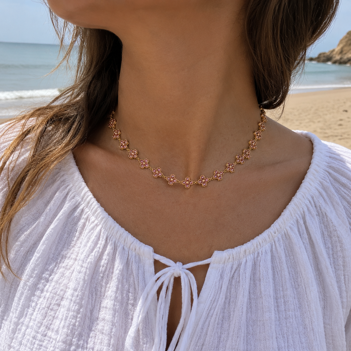 Collier Floréa Rose