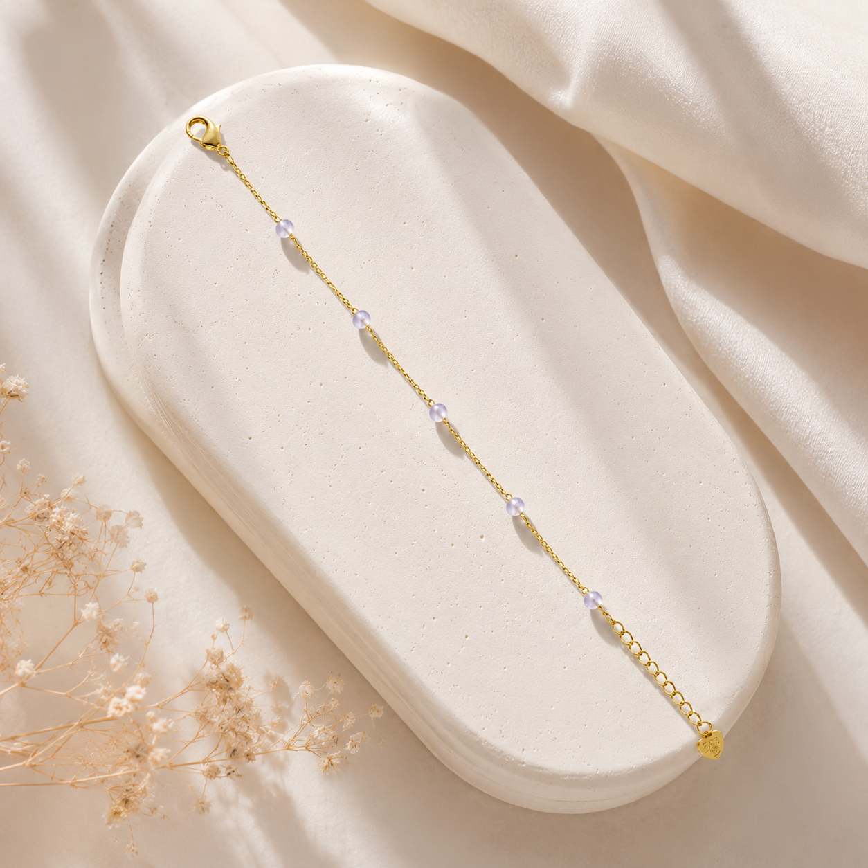 Bracelet Perle Céleste Dorée